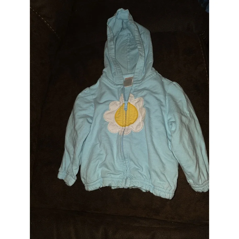 Gymboree a pop of daisies top and sweatshirt size 12‎ 18 months